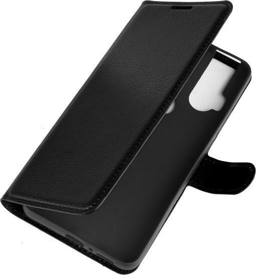 Actual product image MU Classic Litchi Leather Bookcover Series (Motorola One Hyper)