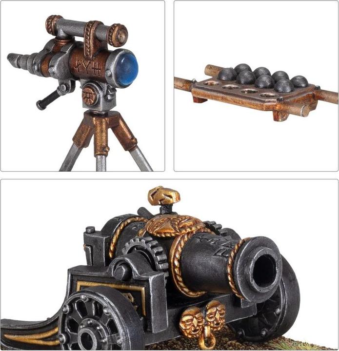 Actual product image Games Workshop Warhammer ToW - Dwarfen Mountain Holds Canon & Canon Orgue (Plastic)
