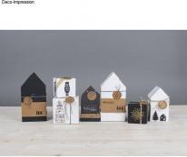 Image du produit Rayher Boîte pliante, blanc, 6 pièces (Coffret cadeau, 6 x)