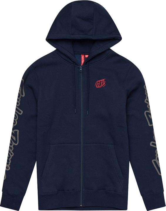 Troy Lee Designs Zip Up Hoodie Hoodie, Branded, black, M (M)