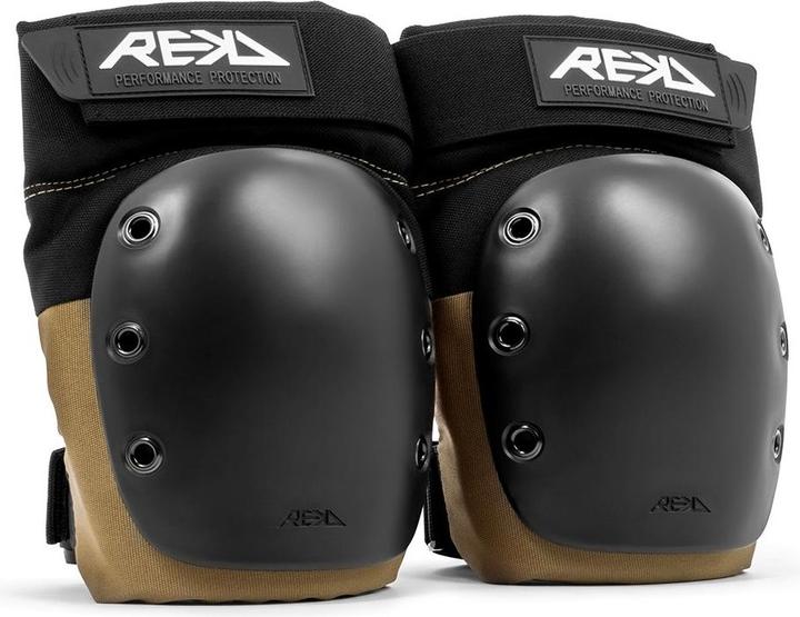 Actual product image Rekd Knee Pad Ramp Black/Khaki 2023 (39, 41, 43, 45, 44 C, 42 C, 38 C, 40 C, Knee pad)