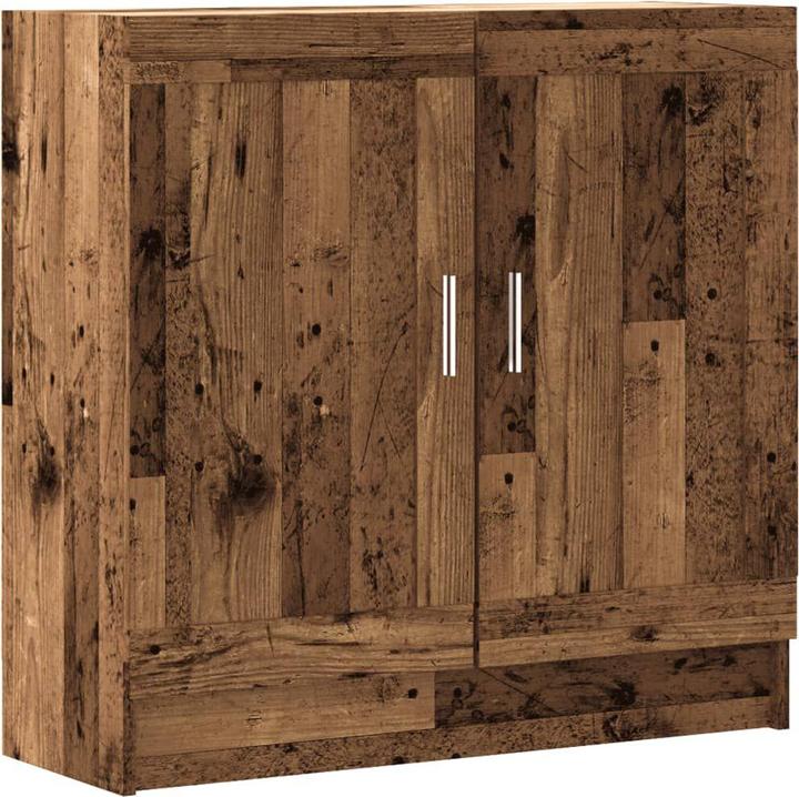 Actual product image VidaXL Bücherschrank Altholz-Optik 82,5x30,5x80 cm Holzwerkstoff (82.5 x 30.5 x 80 cm)
