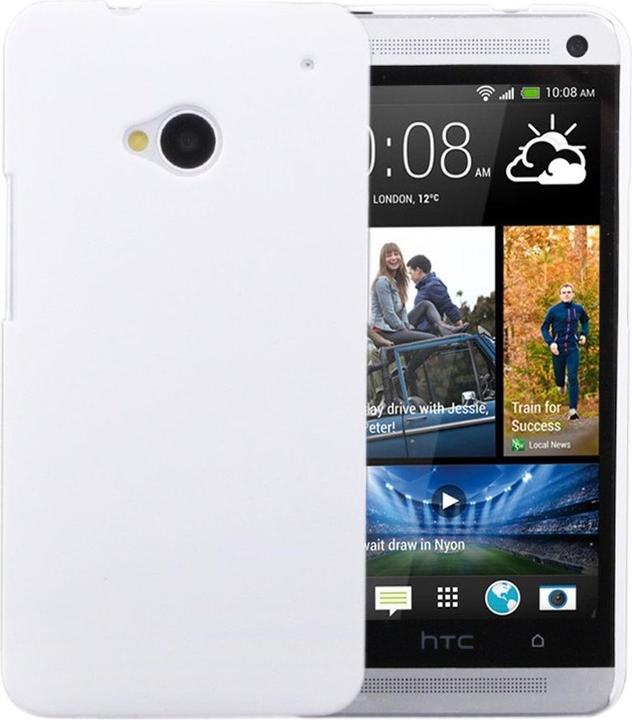 Produktbild König Design Schutzhülle Hardcase für Handy M7 HTC One Weiss (HTC One M7)