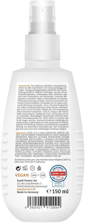 Produktbild Paediprotect Sonnenspray (Sonnenspray, SPF 50+, 150 ml)