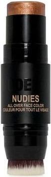 Productafbeelding Nudestix Nudies All Over Face Colour Bronze + Glow bronzing en highlighting stick Illumi Naughty (Brons, Markeerstift)
