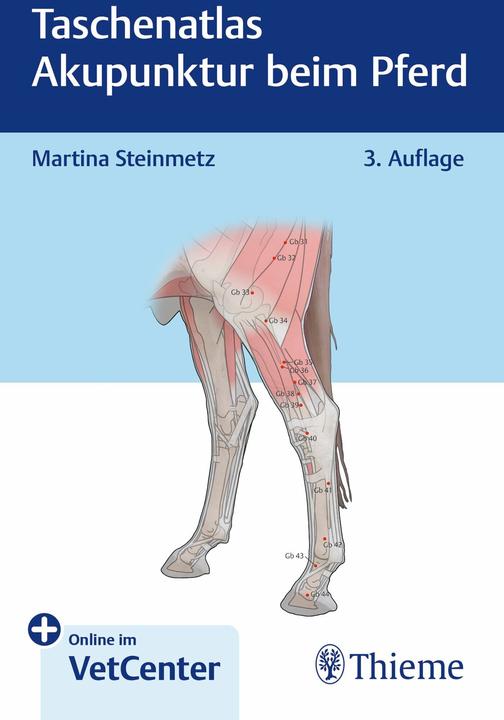 Produktbild Taschenatlas Akupunktur beim Pferd (Deutsch, Martina Steinmetz, 2024)