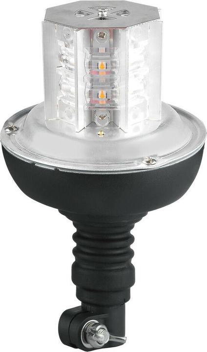 AM RL-10, LED-Drehlicht Rundumleuchte mit flexibler Basis und DIN-​Anschluss, 9/32V