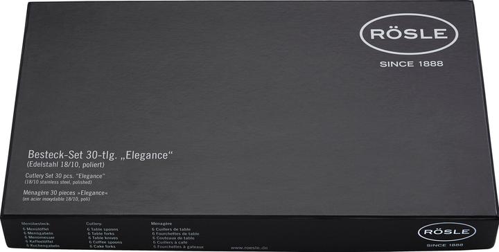 Actual product image Rösle elegance (30 Piece, Cutlery set)