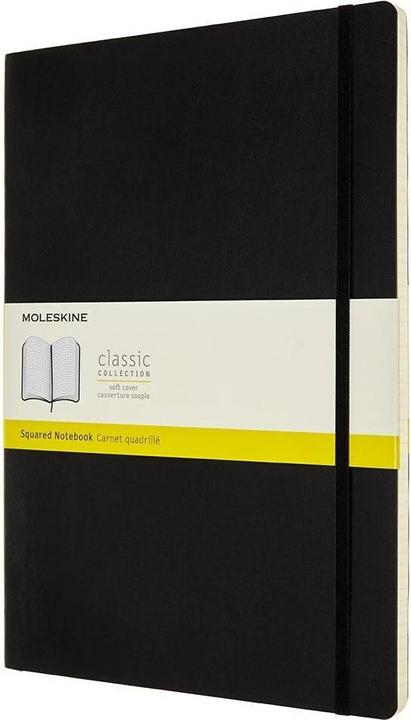 Image du produit Moleskine Carnet classique (A4, Quadrillé, Couverture souple)