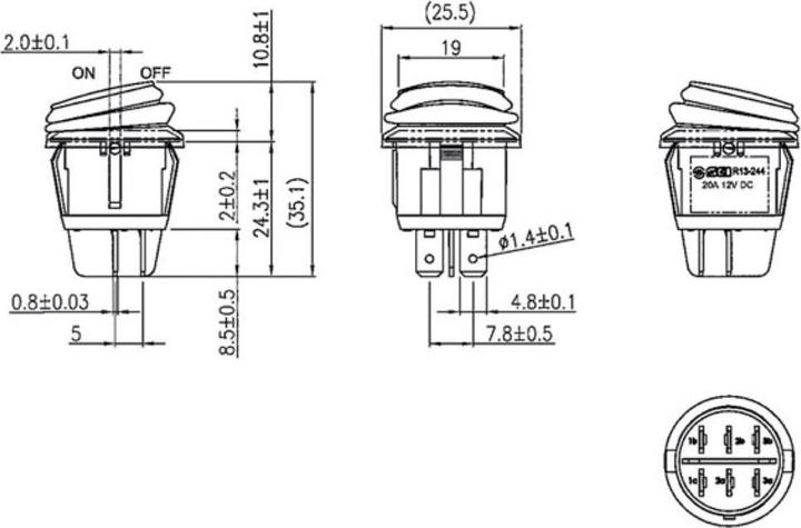 Immagine prodotto Velleman R13244br/Led