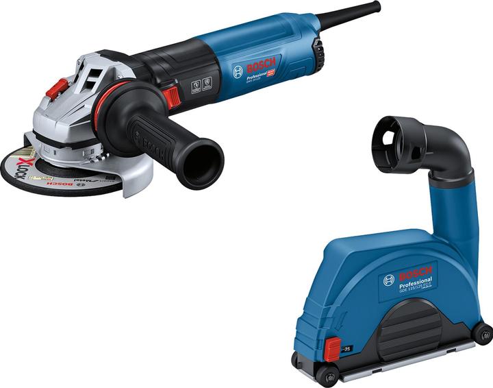 Immagine prodotto Bosch Professional Set combinato GWS 14-125 + GDE 115/125 FC-T (125 mm)