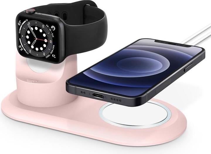 Actual product image EKO MagSafe 2-in-1 charging station for Apple Watch and iPhone made of TPU