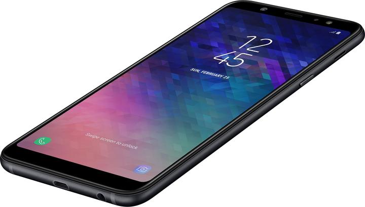 Actual product image Samsung Galaxy A6+ (2018) EU (32 GB, Black, 6", Dual SIM + SD, 16 Mpx, 4G)
