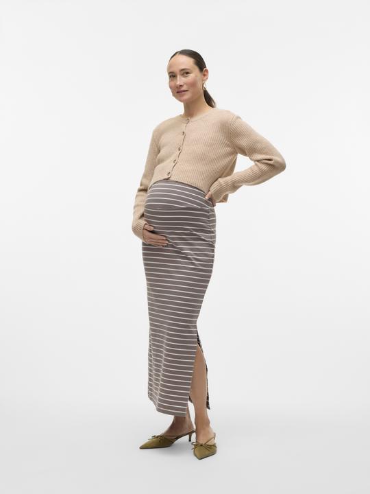 Produktbild Mamalicious Normal geschnitten Rundhals Strickjacke Strickjacke (L)