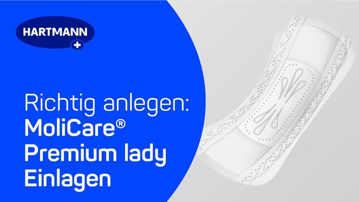 Actual product image Hartmann MoliCare Premium lady pad 1 drop (14 x)