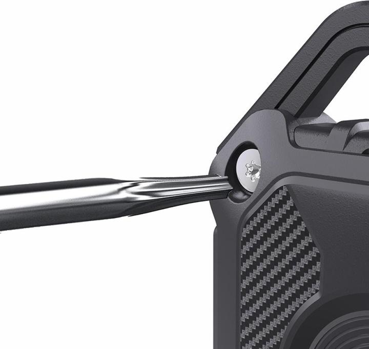 Actual product image Screenguard Apple Airtag Rugged Armor Case Cover with Pendant