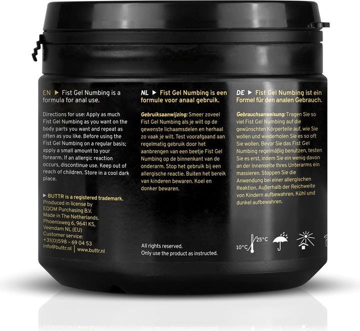 Produktbild Buttr Fisting Gel Betäubend (500 ml)
