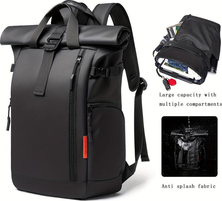 Image du produit Only-Bags.Store Sac à dos à la mode simple, sac à dos de voyage de grande capacité, léger et imperméable pour les (25 l)