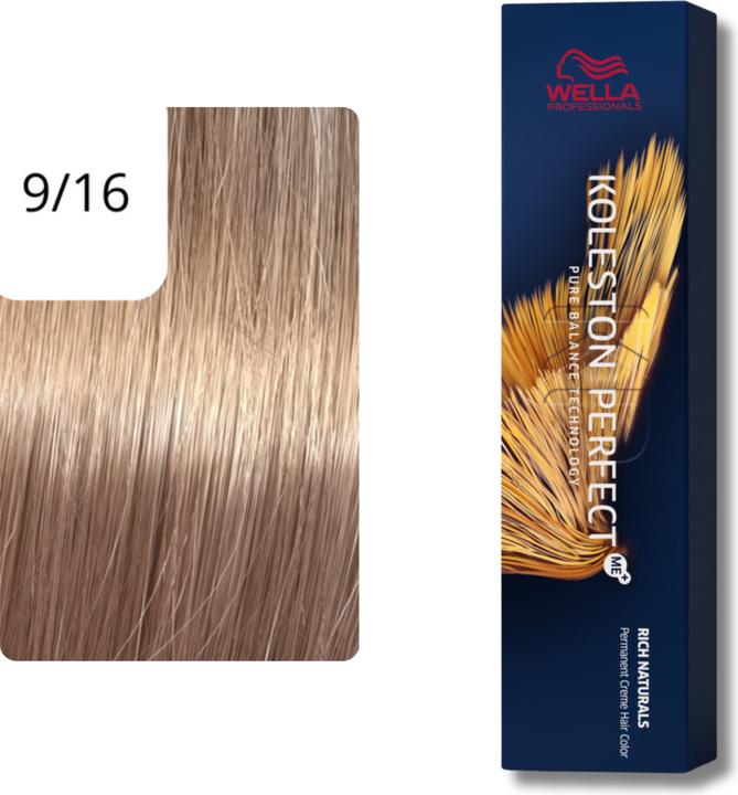 Actual product image Wella Koleston Rich Naturals (9/16 light blonde ash-violet)