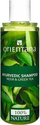 Actual product image Orientana Neem and Green Tea Hair Shampoo 210ml - Natural Vegan Formula for Hair Loss and Scalp Issu