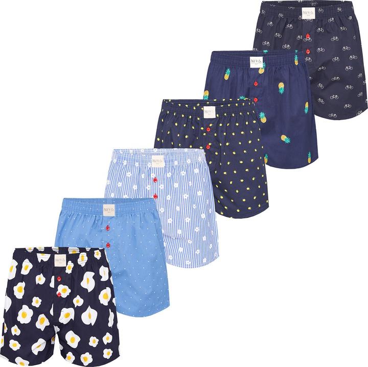 Immagine prodotto Phil & Co. Berlin Stampe di boxer (XXL, confezione da 6)
