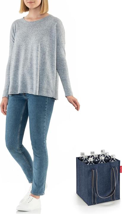Produktbild reisenthel Flaschentasche Herringbone Dark Blue