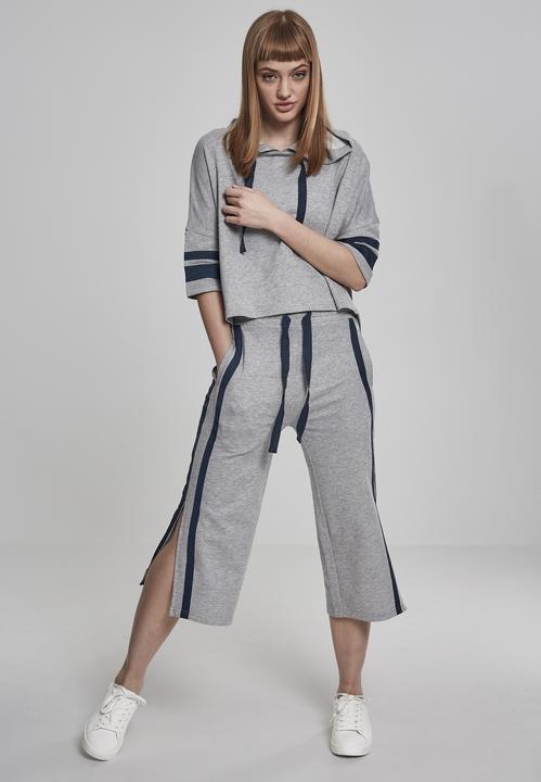 Actual product image Urban Classics Ladies Taped Short Sleeve Hoody (XS)