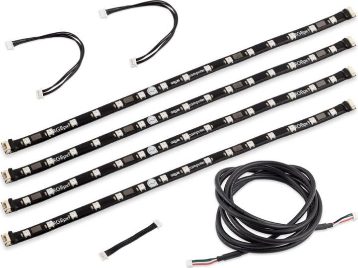 Actual product image Aqua Computer RGBpx lighting set for monitors 60 adressable, 53272 (RGB)
