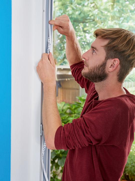 Actual product image tesa Insect screen COMFORT for windows, with Velcro tape, self-adhesive, without drilling (120 x 250 cm)