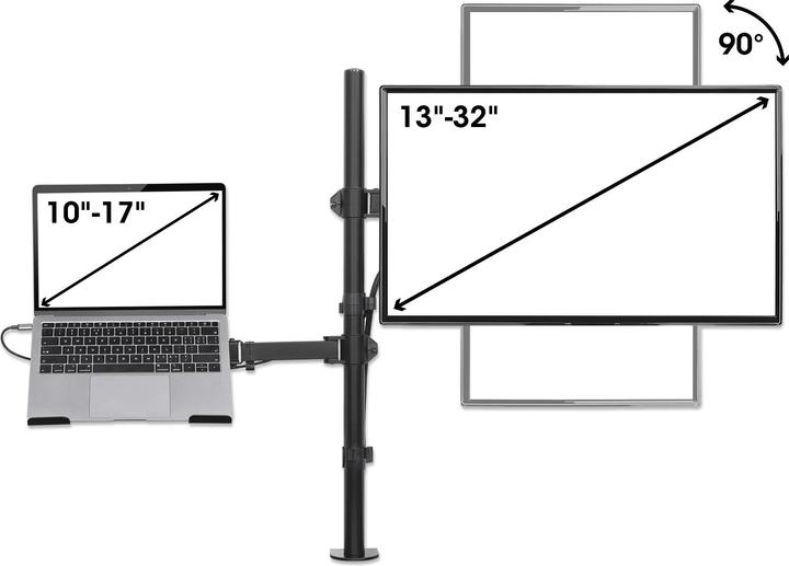 Actual product image Manhattan Combo Mount (Table, 32")