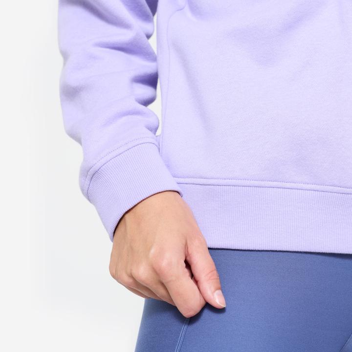 Actual product image Domyos Sweatshirt Damen Baumwollgewebe - lavendel (S)