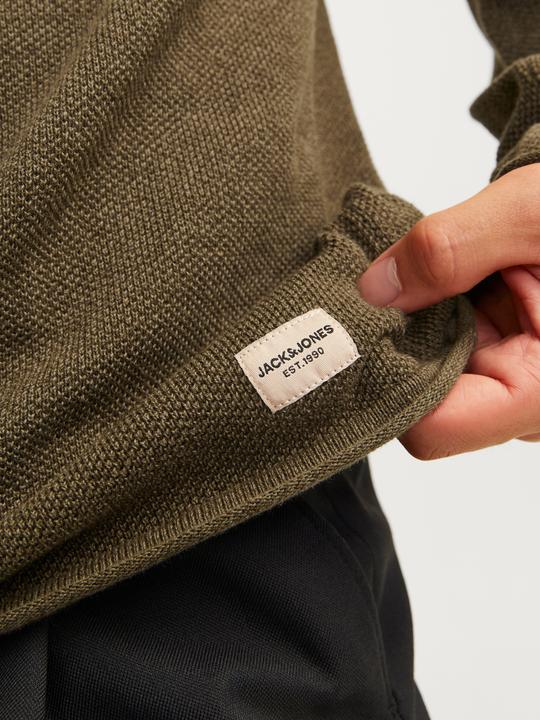 Produktbild Jack & Jones Plain Knitted pullover Strickpullover mit Rundhals (M)