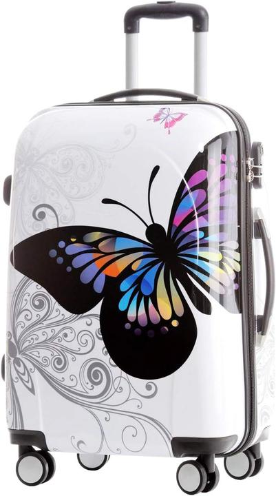 Actual product image Beibye Butterfly travel case set, 2060 (115 l, Hand luggage (up to 50 litres), M (50 - 90l), L (90 - 115l), XL (from 140l))