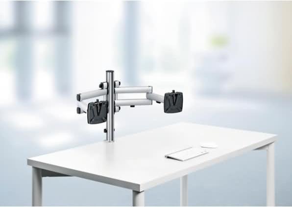 Immagine prodotto Novus TSS Duo - Kit di montaggio (2 bracci articolati, montaggio con morsetto a colonna) per 2 dischi LCD (Vari)