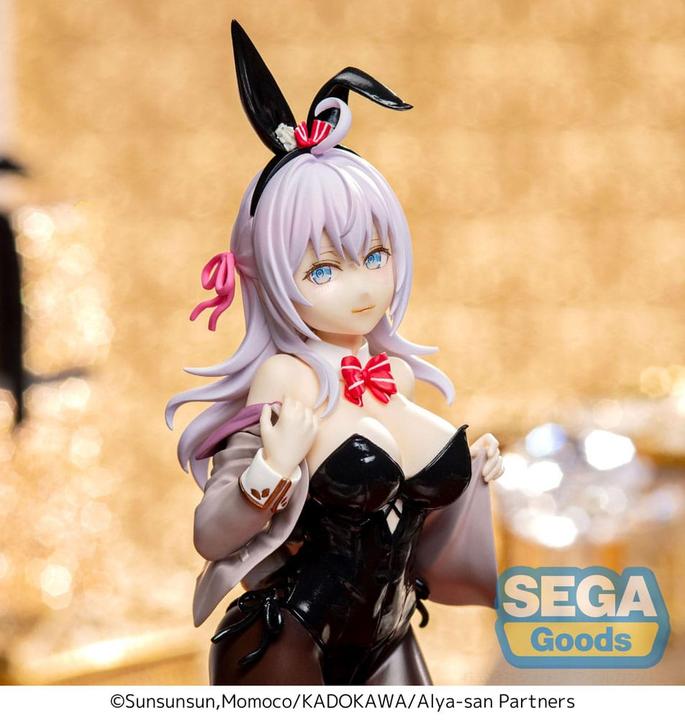 Actual product image Sega Alya Sometimes Hides Her Feelings in Russian Luminasta PVC Statue Alya Bunny Ver. 20 cm