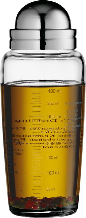 Produktbild WMF Salat Dressingshaker Mixer für Salatsauce 400ml Glasbehälter Messkala 5 Rezepte (400 ml)