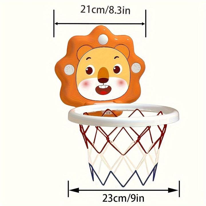 Produktbild Activity Board Wandmontierter Basketballkorb für Jugendliche mit Miniball und Luftpumpe - verstellbares