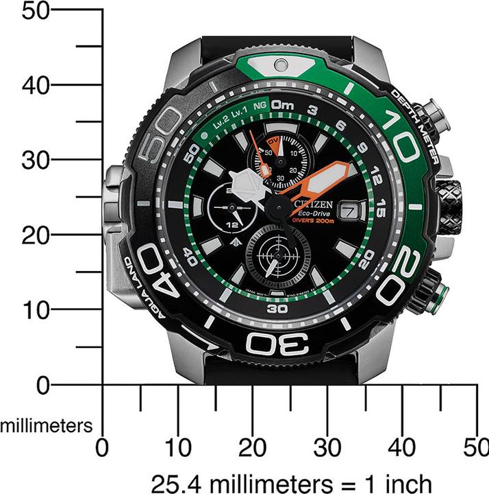 Immagine prodotto Citizen BJ2168-01E Orologio subacqueo Eco-Drive Promaster Marine 47 mm (Orologio sub, 47 mm)
