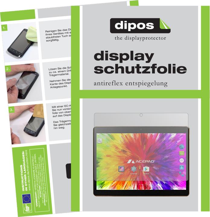 Image du produit Dipos Film de Protection d’écran Anti-reflet (2 pièce(s), Acepad A121)