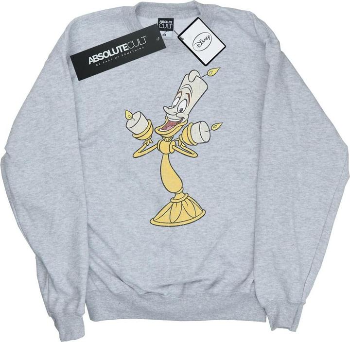 Disney Beauty And The Beast Lumiere Distressed Sweatshirt (S)