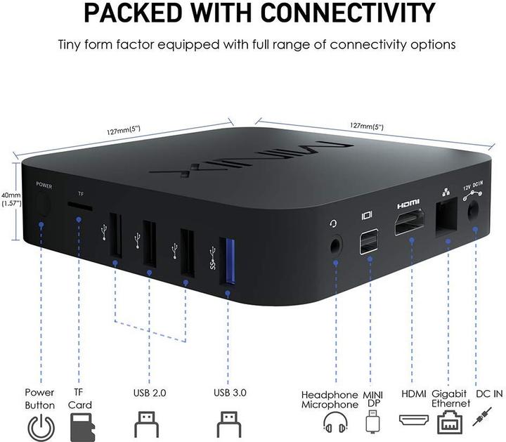 Produktbild Minix NEO Z83-4 Plus (Intel Atom x5-Z8350, 4 GB, Intel HD Graphics)