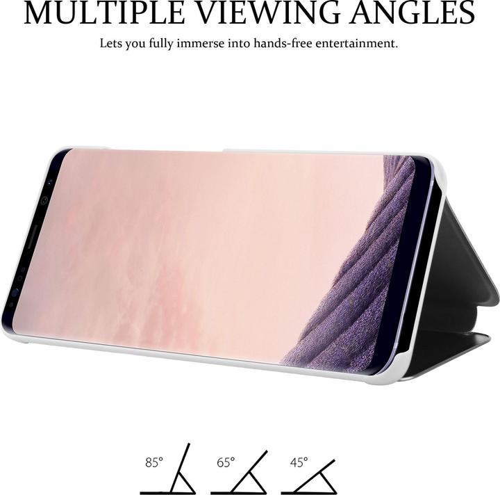 Actual product image Cadorabo Book Smart View Mirror Cover (Samsung Galaxy S8+)