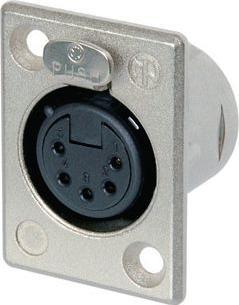 Neutrik Einbaubuchse XLR vernickelt 5-polig