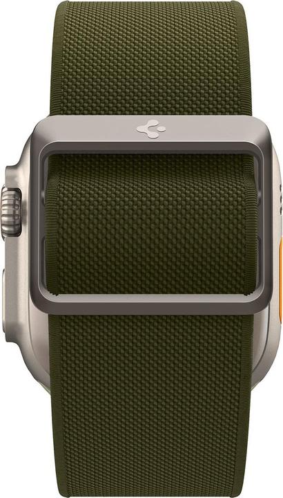 Actual product image Spigen Fit Lite Band for Apple Watch Series 42, 44, 45, 49 mm - khaki (42 mm, 44 mm, 45 mm, 49 mm, Nylon, Fabric, Stainless steel)