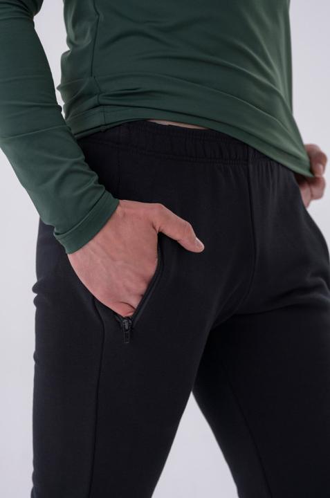 Image du produit Nebbia Sweatpants slim avec poches zippées "Re-gain" 320 noir (M)
