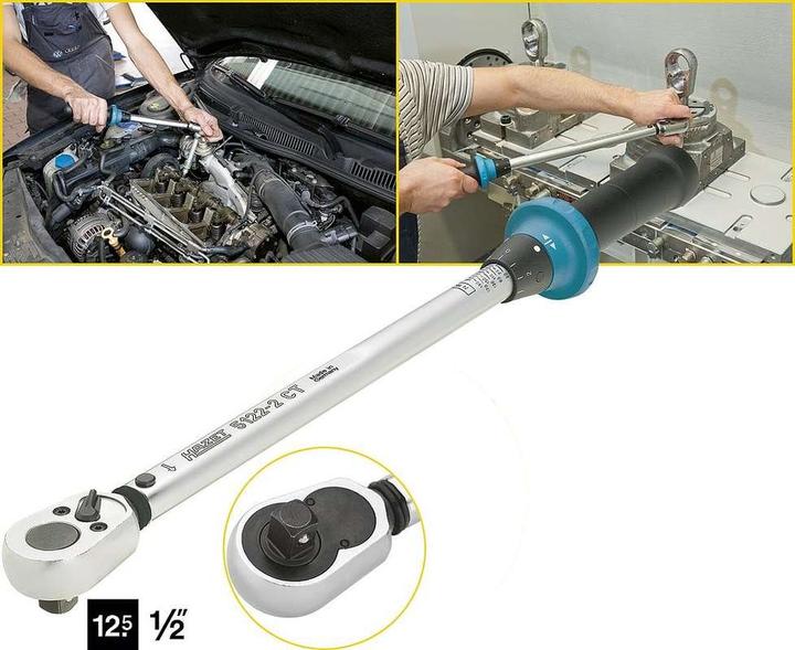 Actual product image HAZET 5122-2CT with reversible ratchet (1/2", 40 Nm, 200 Nm)