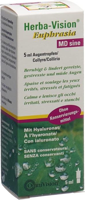 Image du produit Herba Euphrasia MD sine Augentropfen (10 ml, 10 ml)