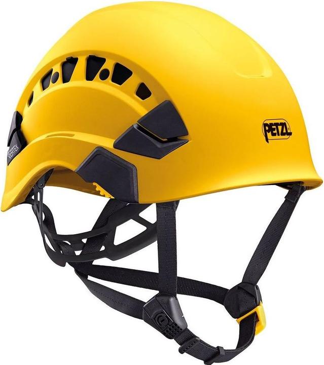 Actual product image Petzl Climbing helmet Vertex Vent, ventilated, EN 397, EN 12492, yellow (63 cm)