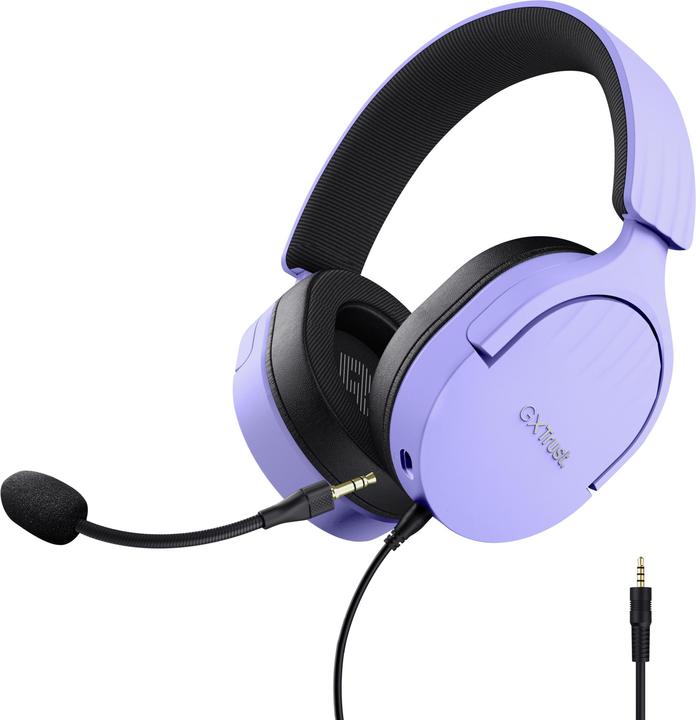 Actual product image Trust Gxt489p Fayzo Headset Purple (Cable)