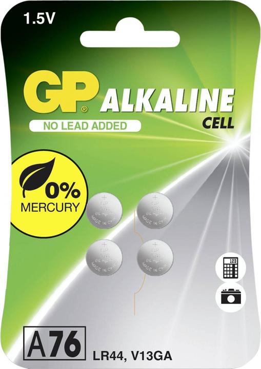 Produktbild GP Batteries Alkaline LR44 (4 Stk., LR44, 105 mAh)